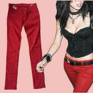 Mavi Serena Low Rise Super Skinny Jeans 25 Y2K Emo Stretch